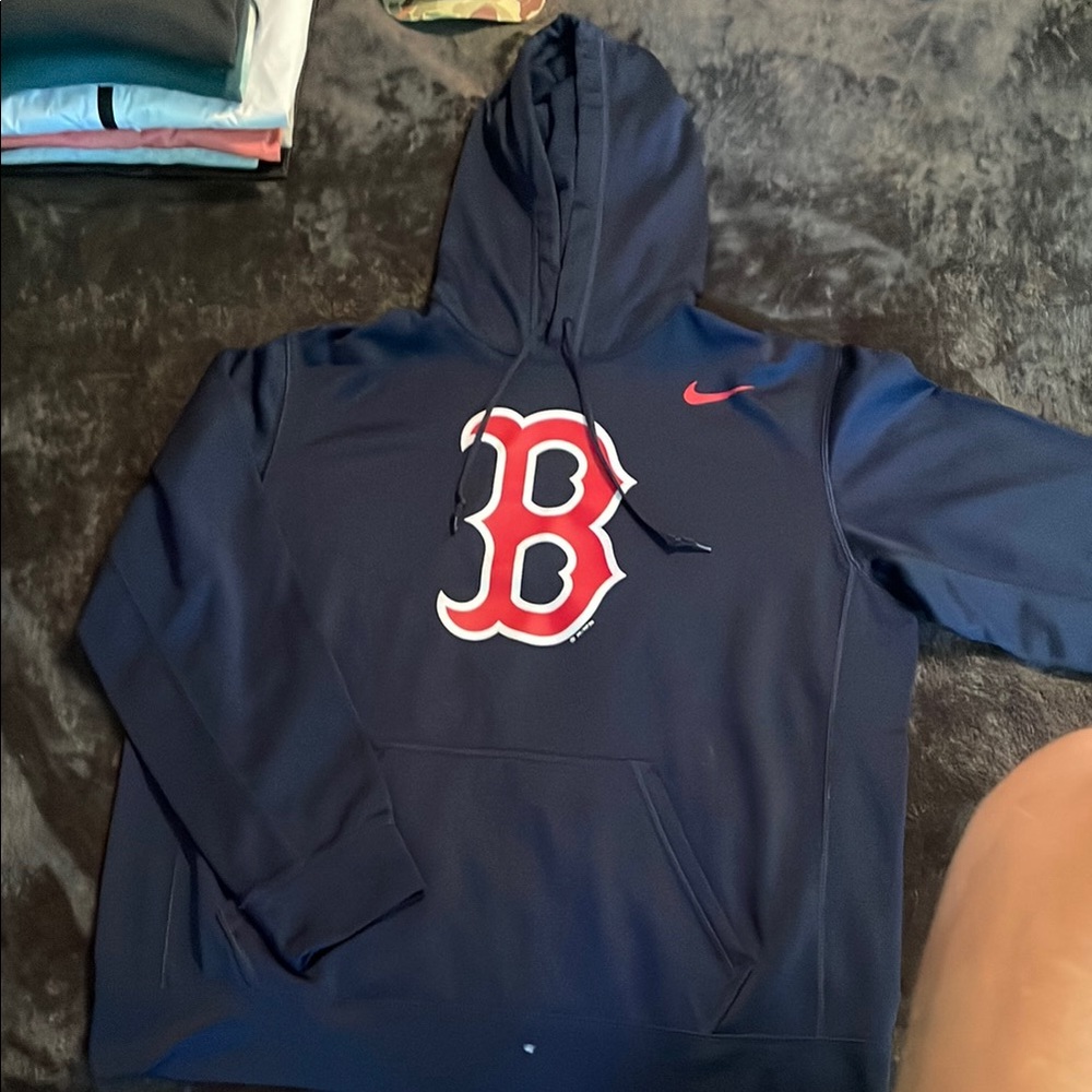 Nike Dark Blue Red Sox Hoodie